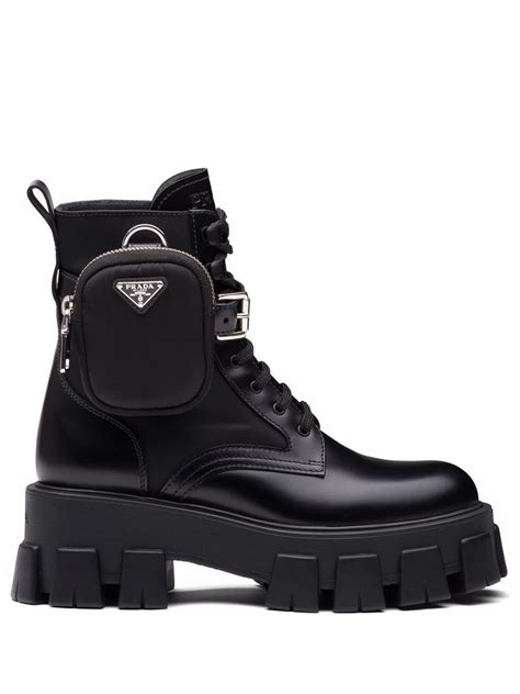 precio botas prada mujer|chunky boots prada.